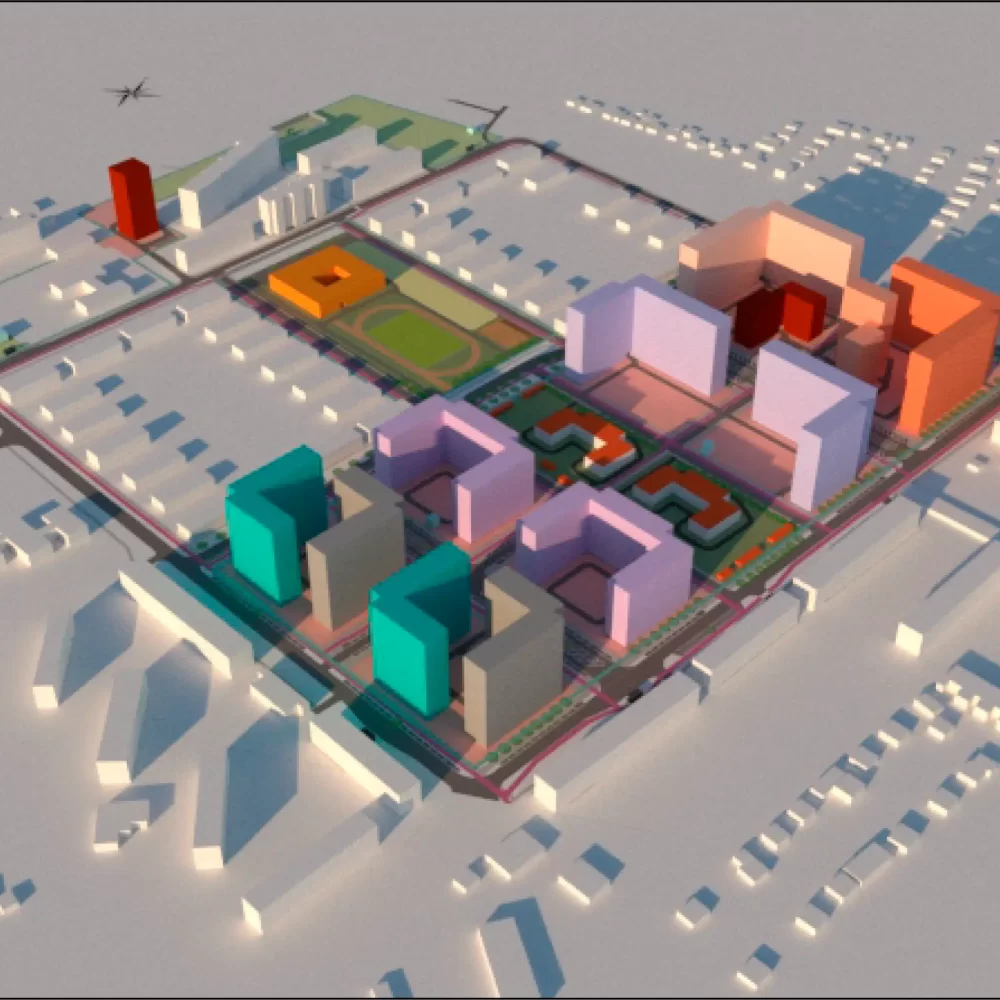 Проект планировки микрорайона