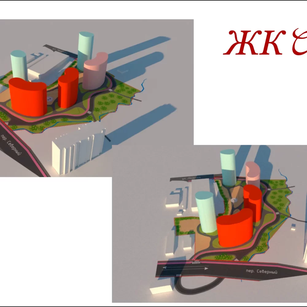 Проект планировки микрорайона